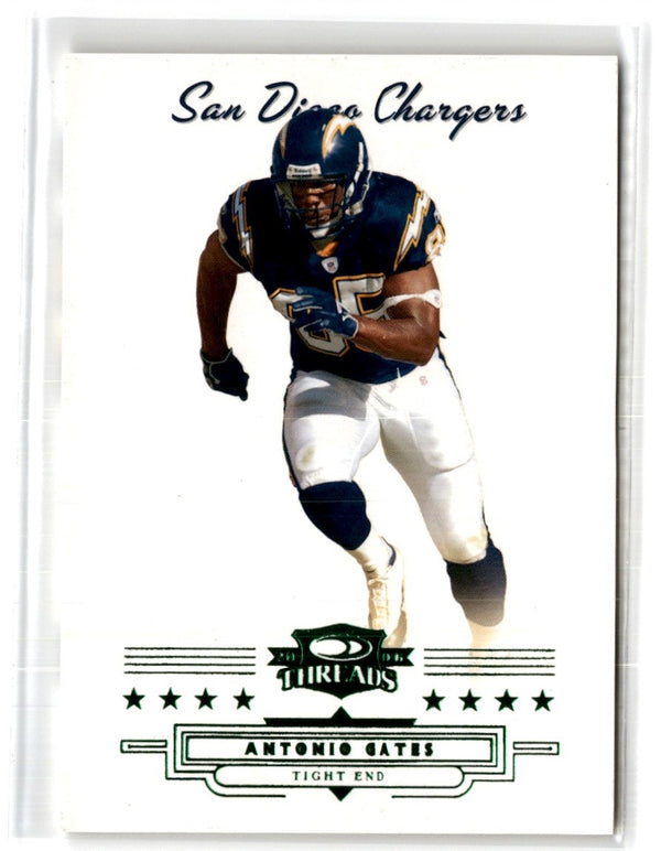 2006 Donruss Threads Retail Green Antonio Gates #73 055/100