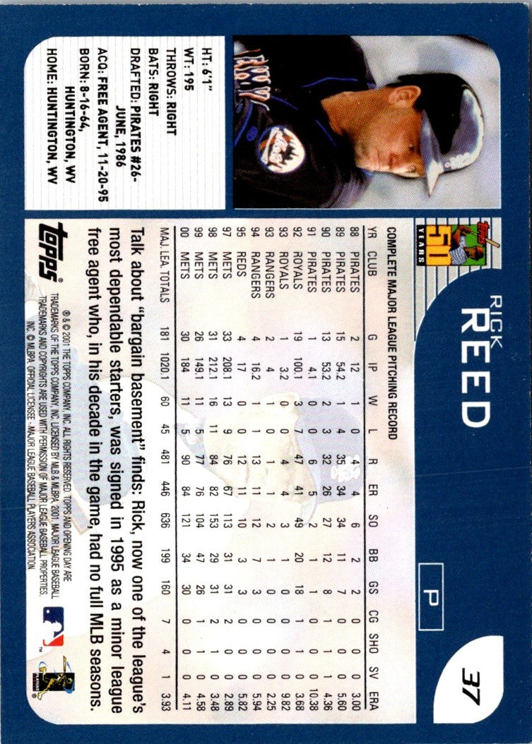 2001 Topps Opening Day Rick Reed