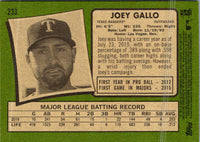 2020 Topps Heritage Joey Gallo #233