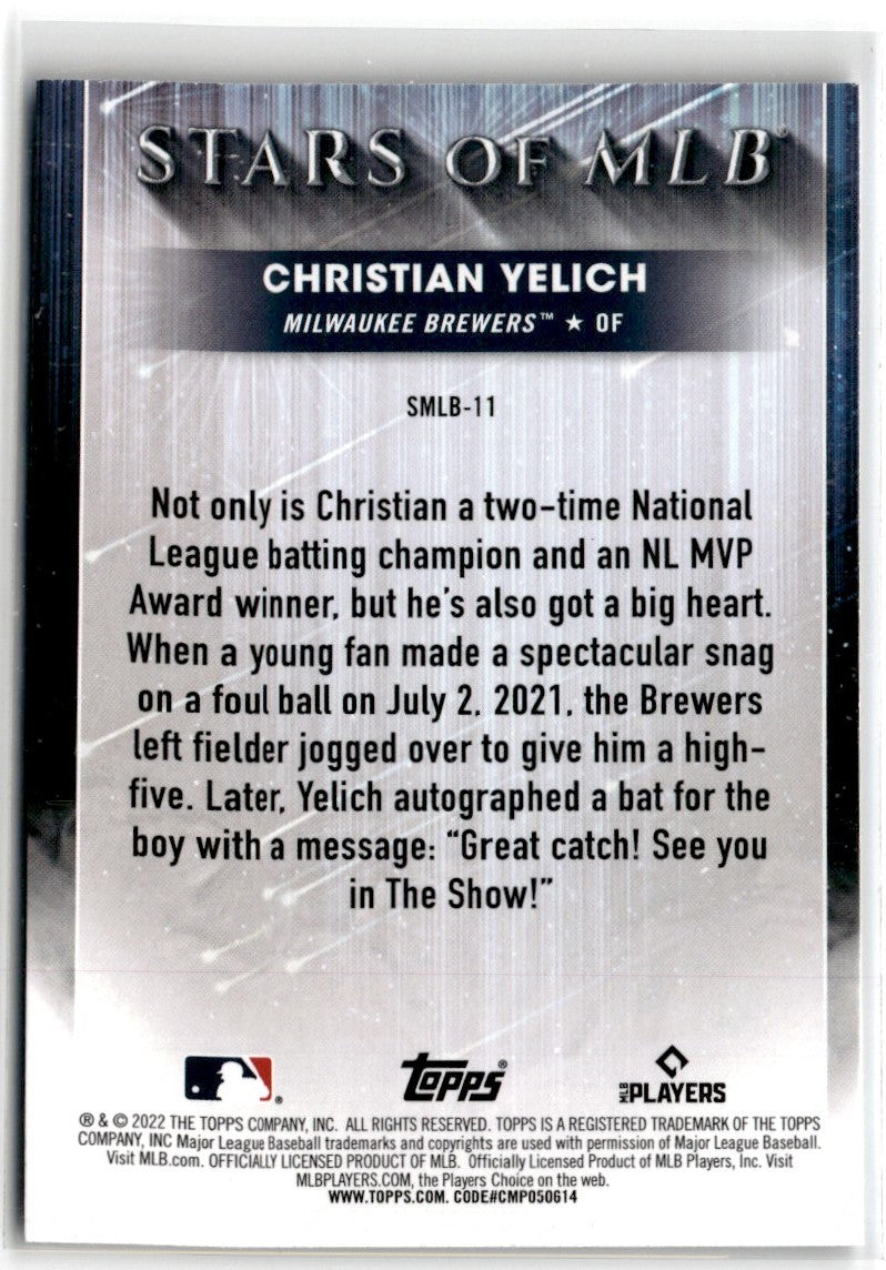 2022 Topps Stars of MLB Christian Yelich