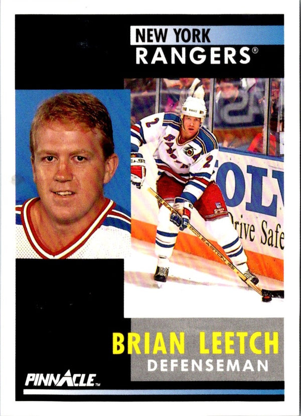 1991 Pinnacle Brian Leetch #136