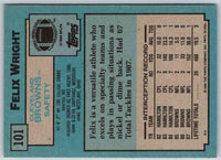 1988 Topps Felix Wright #101