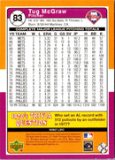 2001 Upper Deck Decade 1970's Tug McGraw