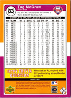 2001 Upper Deck Decade 1970's Tug McGraw #83