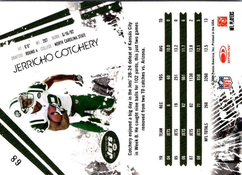 2009 Donruss Jerricho Cotchery