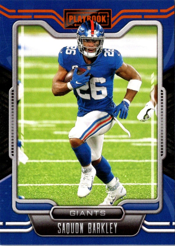 2021 Panini Playbook Saquon Barkley #63