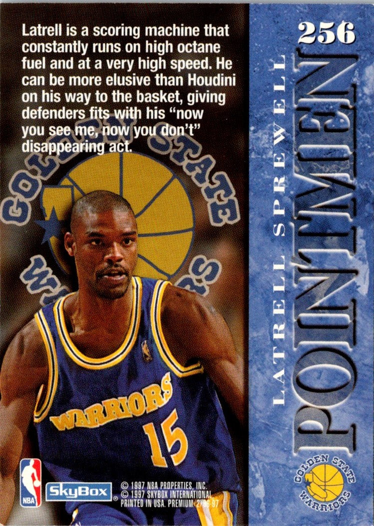 1996 SkyBox Premium Star Ruby Latrell Sprewell