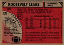 1980 Topps Roosevelt Leaks