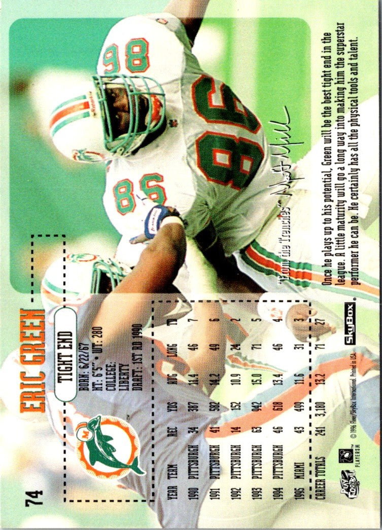 1996 SkyBox Premium Eric Swann