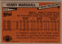 1981 Topps Henry Marshall #412