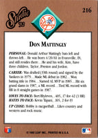 1992 Studio Don Mattingly #216