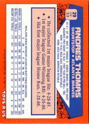 1987 Topps Toys'R'Us Rookies Andres Thomas