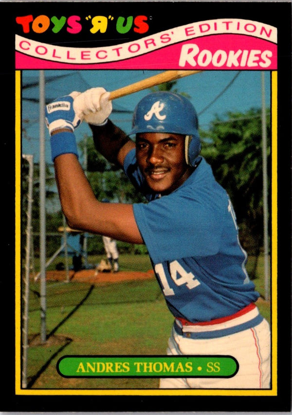 1987 Topps Toys'R'Us Rookies Andres Thomas #29