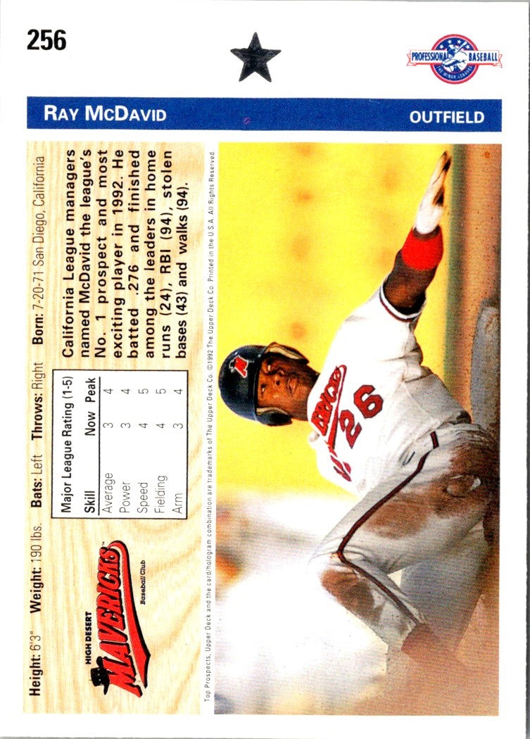 1992 Upper Deck Minors Ray McDavid