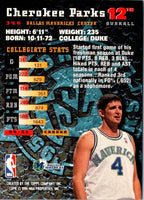 1995 Topps Draft Redemption Cherokee Parks #12