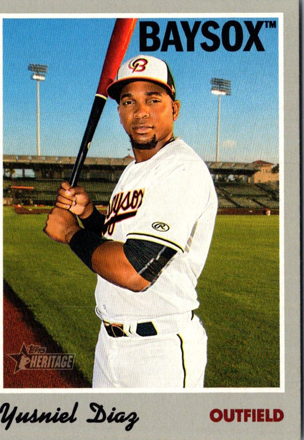 2019 Topps Heritage Minor League Yusniel Diaz #64