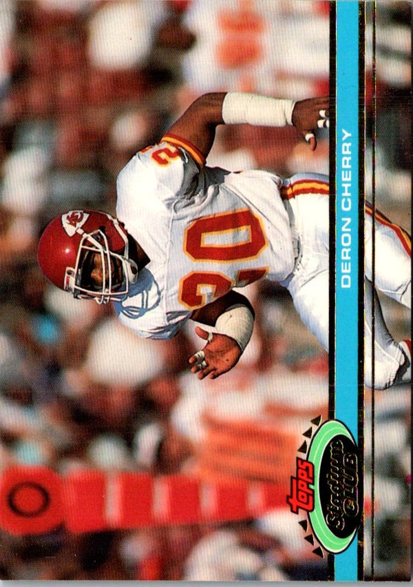 1991 Stadium Club Deron Cherry #28