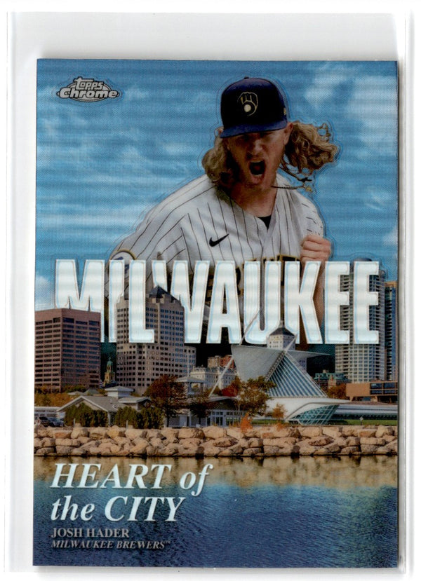 2022 Topps Chrome Heart of the City Josh Hader #HOC-8