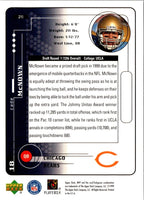 1999 Upper Deck MVP Cade McNown #211 Rookie