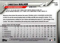 2020 Topps Opening Day Christian Walker #133