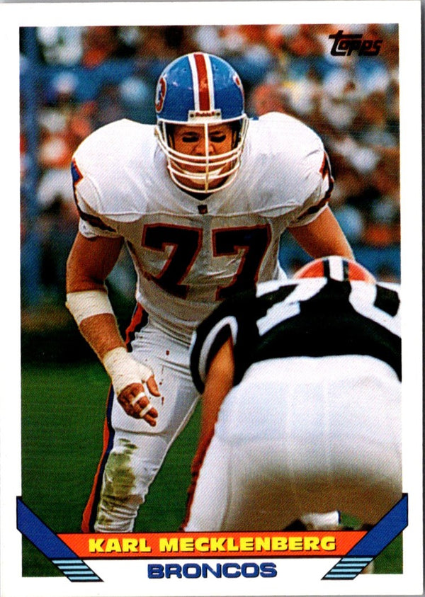 1993 Topps Karl Mecklenburg #390