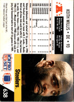 1991 Pro Set Keith Willis #638