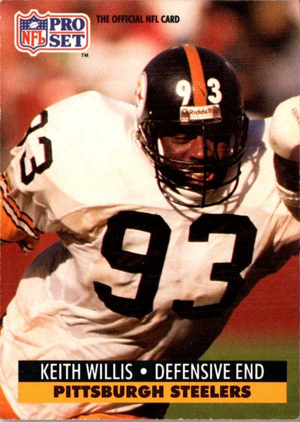 1991 Pro Set Keith Willis #638