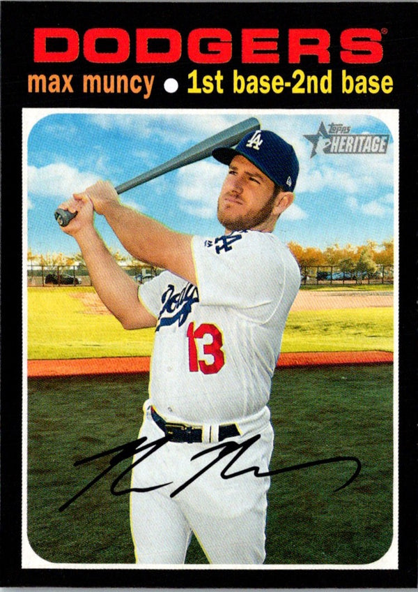 2020 Topps Heritage Max Muncy #167