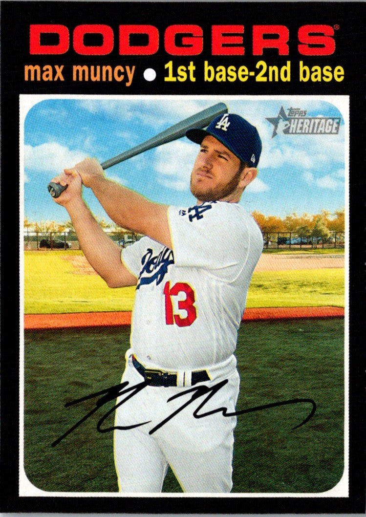 2020 Topps Heritage Max Muncy