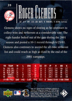 2001 Upper Deck Evolution Roger Clemens #39