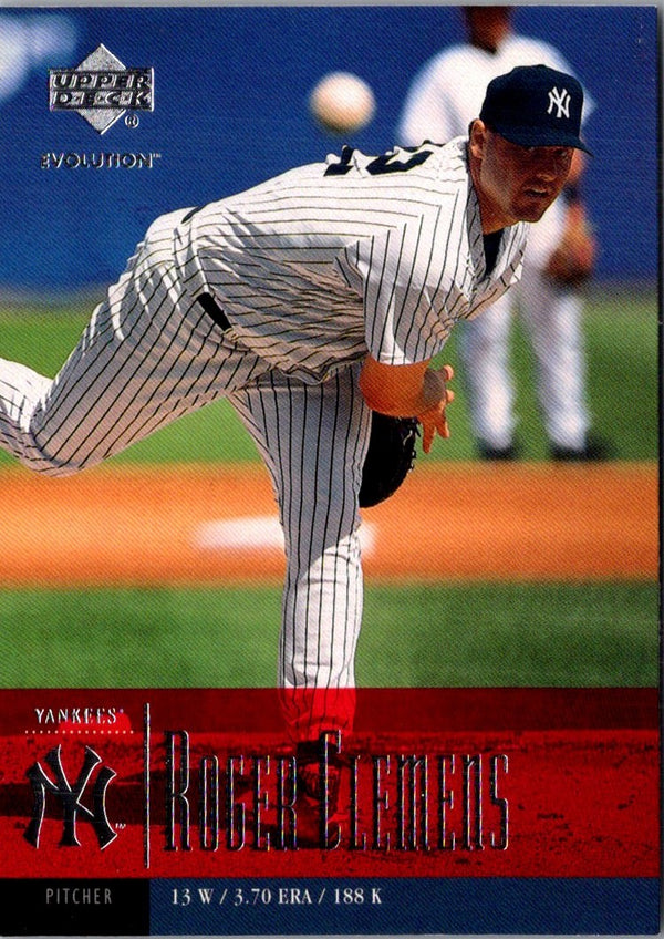 2001 Upper Deck Evolution Roger Clemens #39