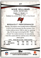 2012 Bowman Mike Williams #27