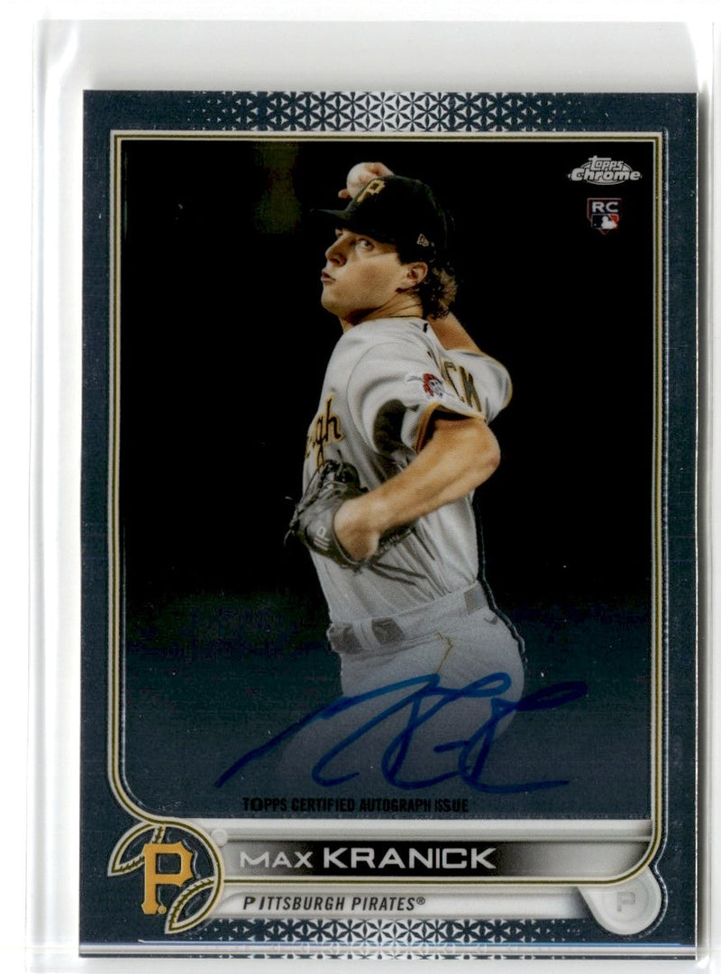 2022 Topps Chrome Platinum Anniversary Autographs Max Kranick