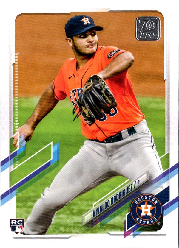 2021 Topps Update Nivaldo Rodriguez #US107 Rookie