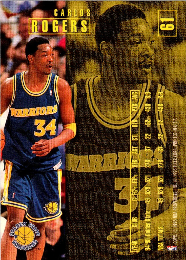 1995 Fleer European Carlos Rogers