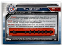2019 Bowman Draft Will Robertson #BD-133