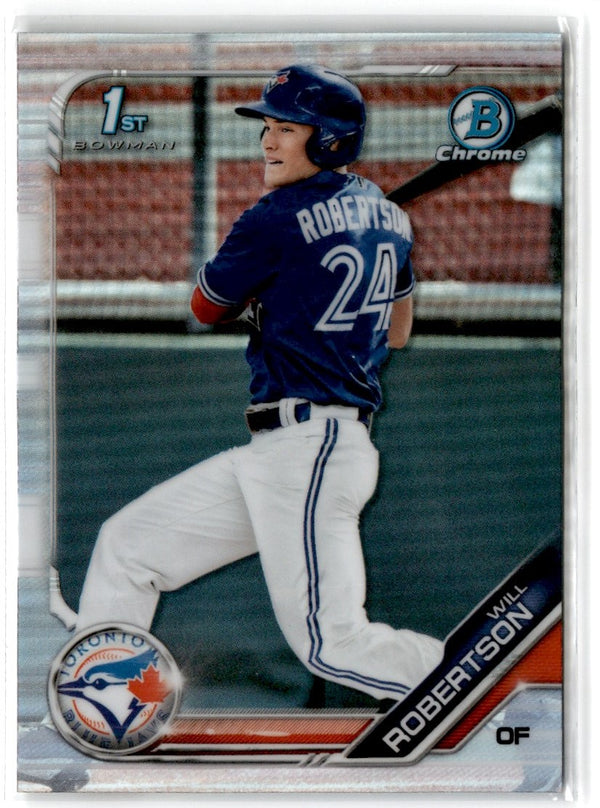 2019 Bowman Draft Will Robertson #BD-133