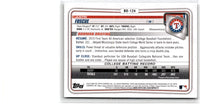 2020 Bowman Draft Justin Foscue #BD-124
