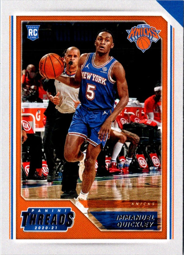 2020 Panini Chronicles Immanuel Quickley #100 Rookie