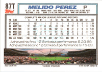 1992 Topps Traded Melido Perez #87T