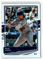 2020 Donruss Optic Carolina Blue and White Pete Alonso #187
