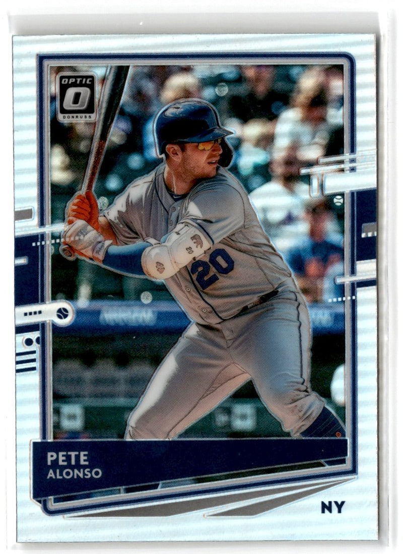 2020 Donruss Optic Carolina Blue and White Pete Alonso