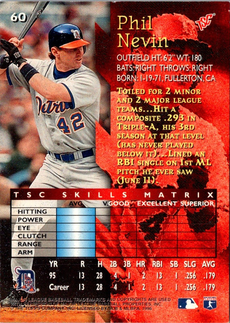 1996 Stadium Club Phil Nevin