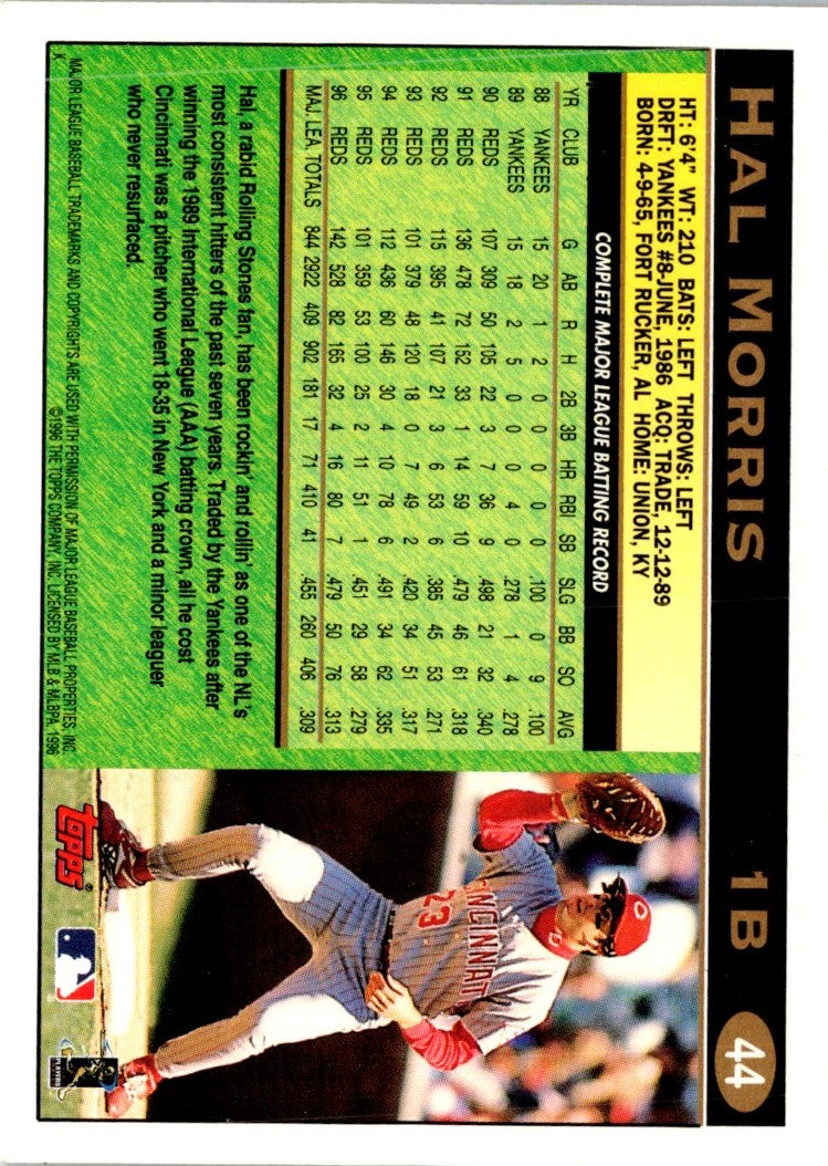 1997 Topps Hal Morris