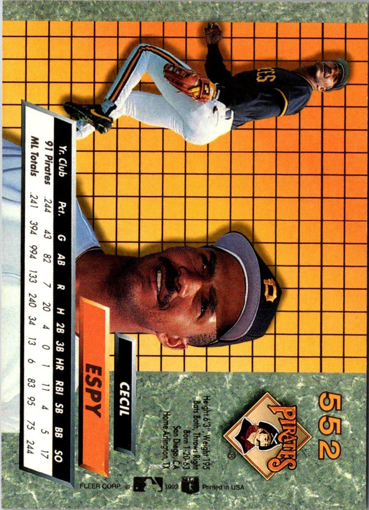 1992 Ultra Cecil Espy