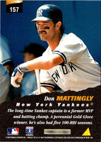 1996 Pinnacle Don Mattingly #157