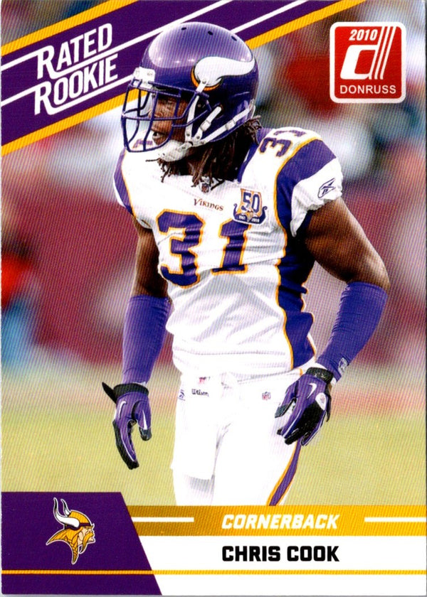 2010 Donruss Rated Rookies Chris Cook #17