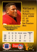 1991 Wild Card Michael Carter