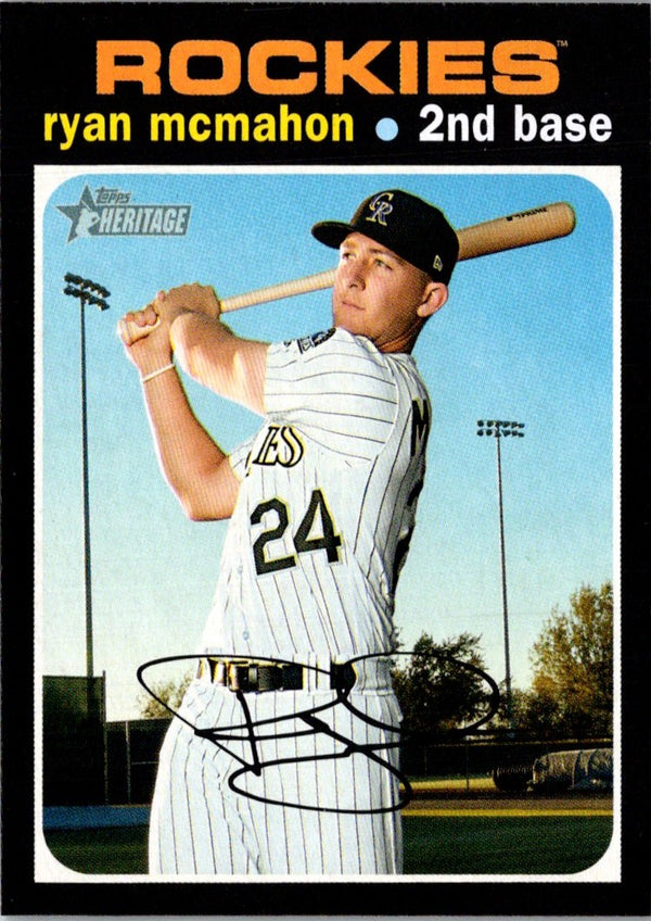 2020 Topps Heritage Ryan McMahon #298