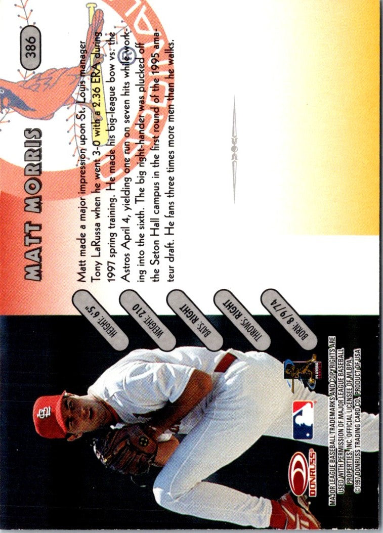 1997 Donruss Matt Morris